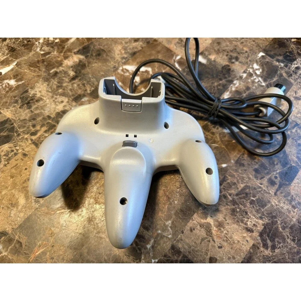 Nintendo 64 Gray Console NUS-001(USA) OEM Controller AV Power Cables Tested